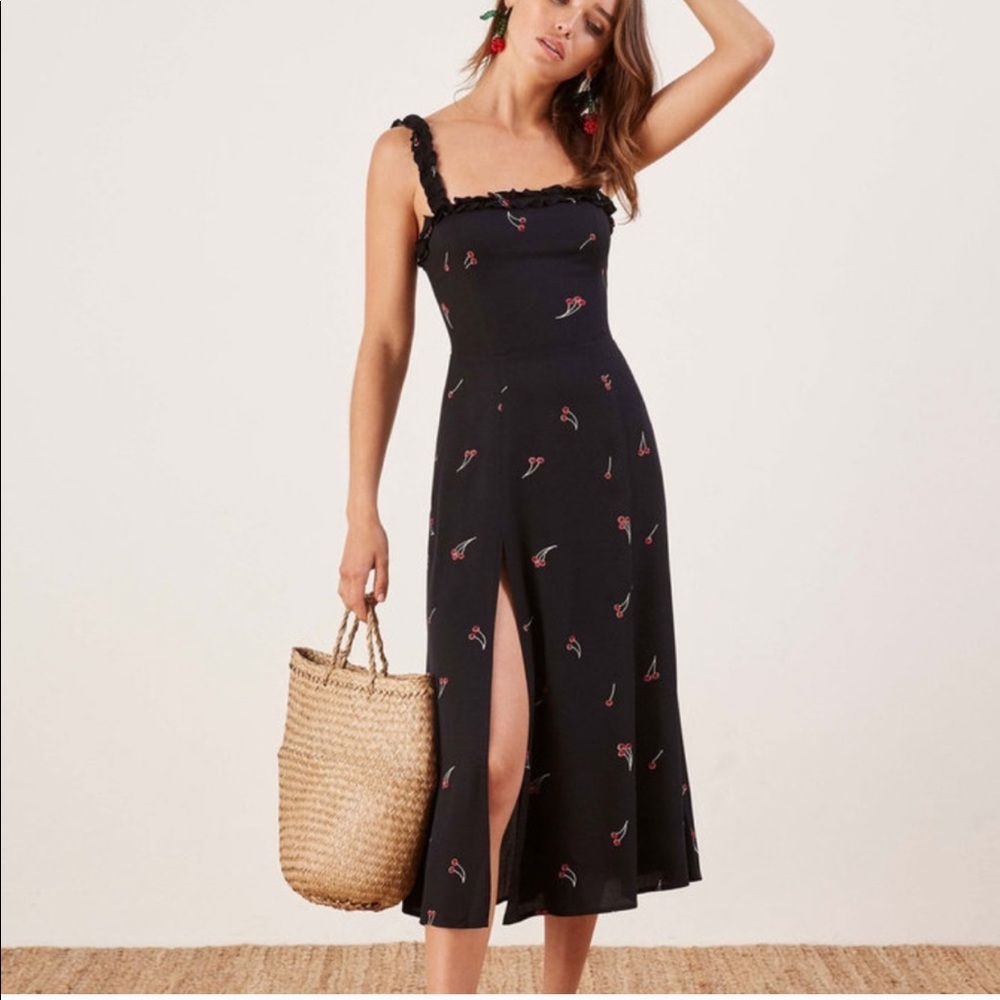 NWT reformation arielle side slit subdress - Picture 2 of 8
